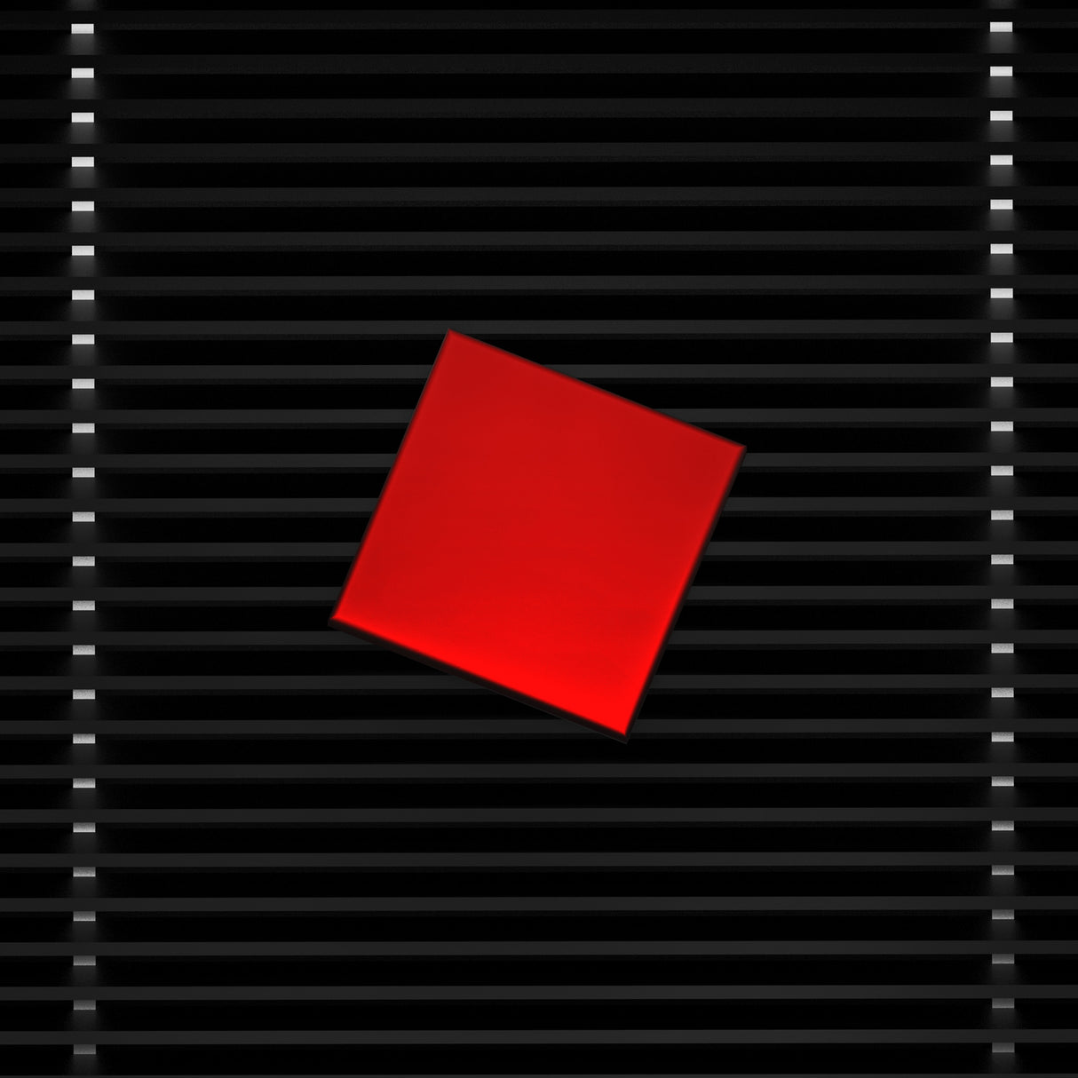 Red on Black Poster och Canvastavla
