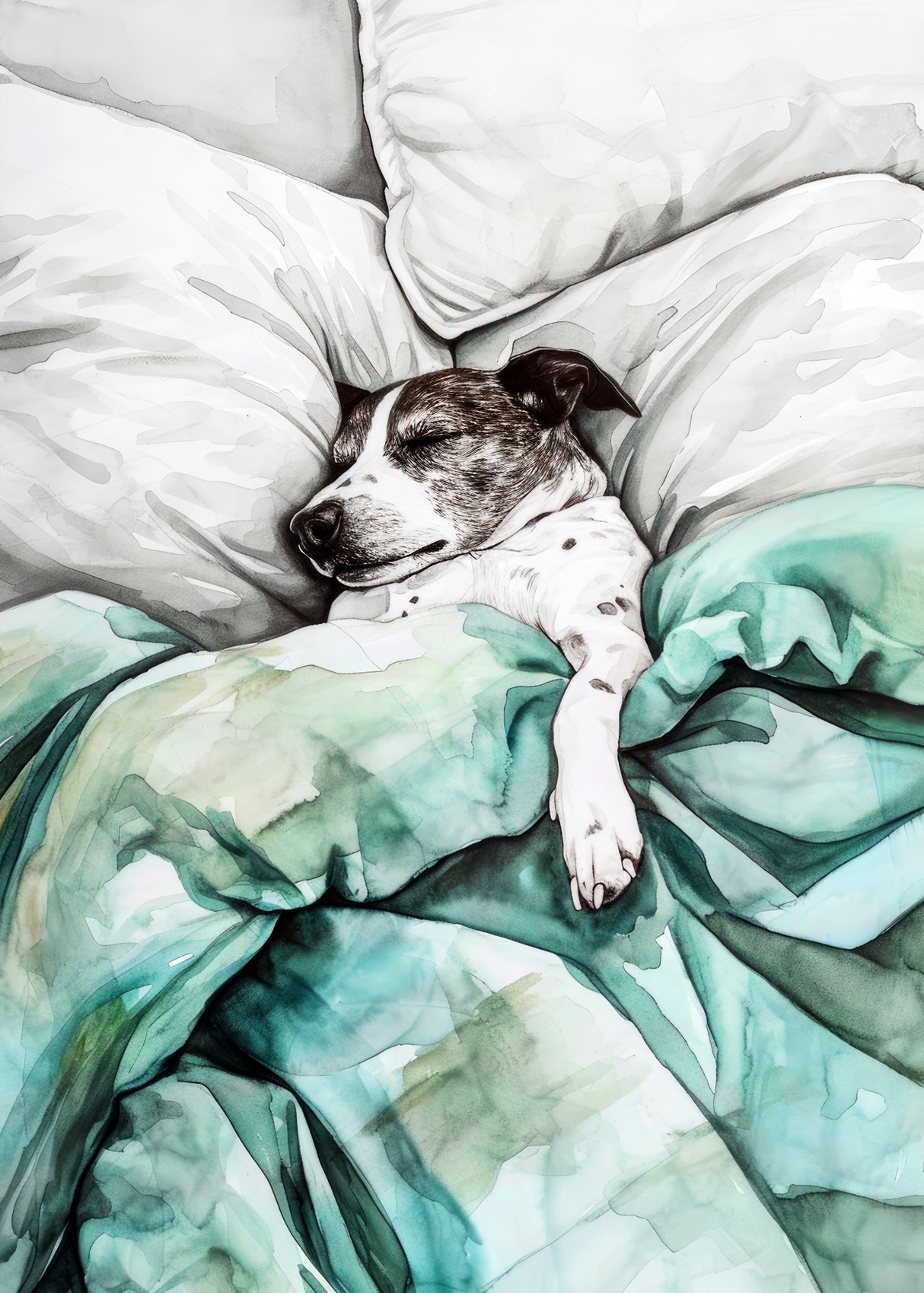 Dog's life 6 Poster och Canvastavla