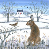 Friends on a Winter''s Day Poster och Canvastavla