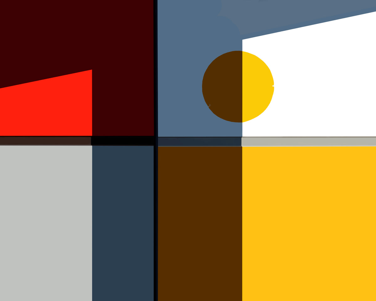 Quadrants Poster och Canvastavla