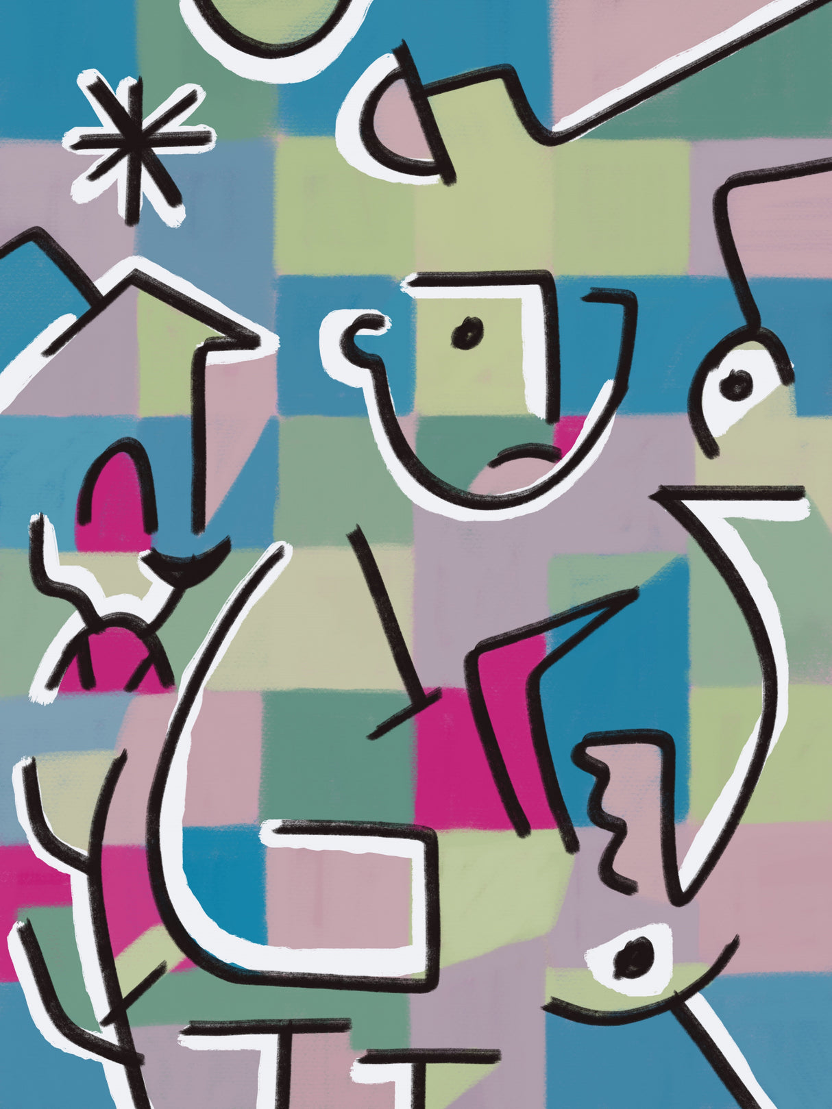 Back To School Poster och Canvastavla