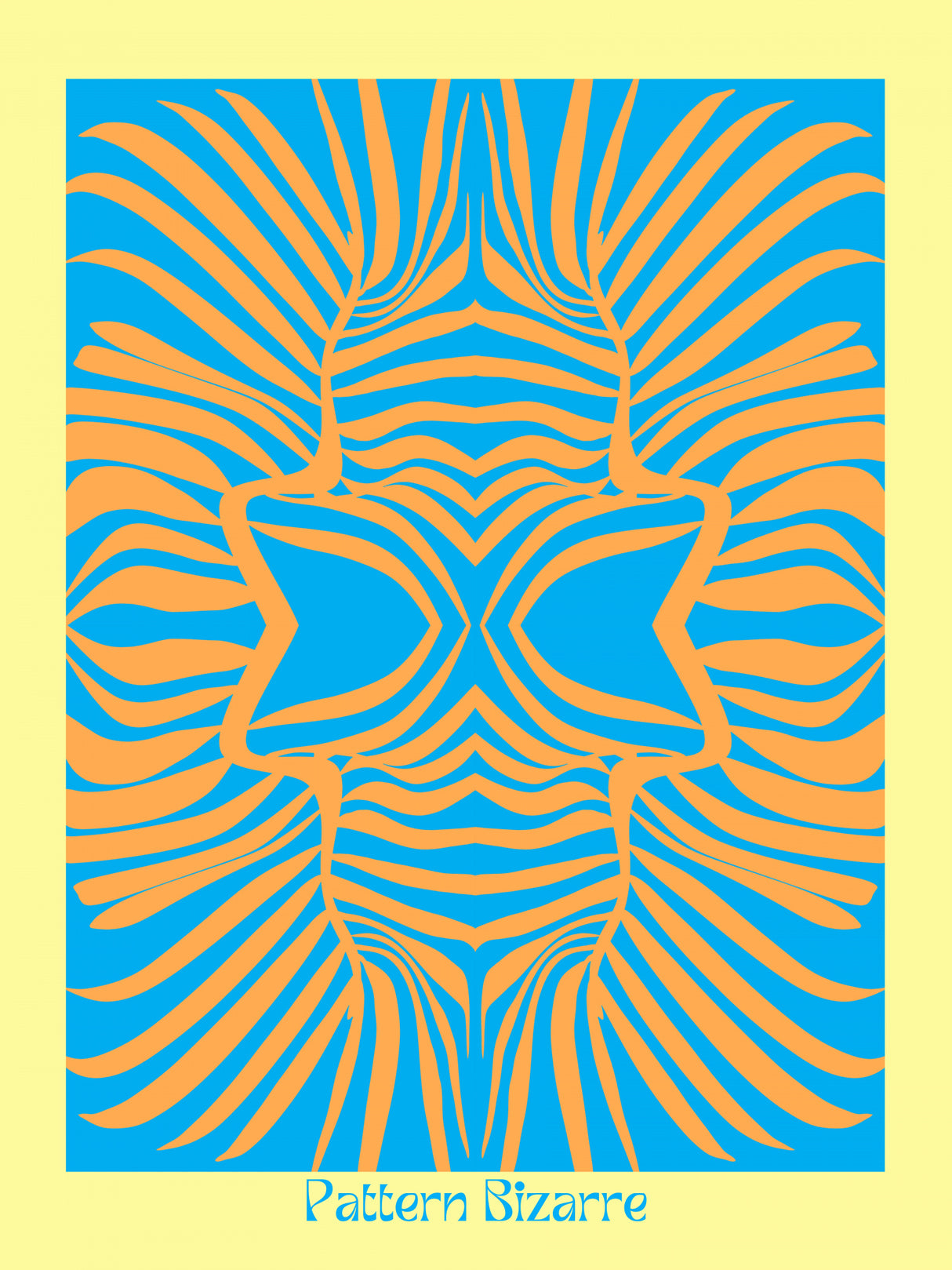 Pattern Bizarre Tropical Poster och Canvastavla