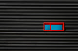 Red Window Poster och Canvastavla