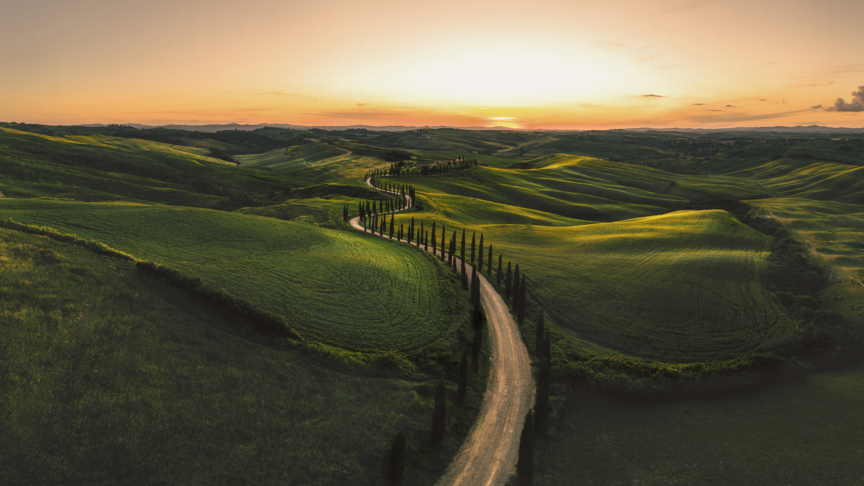 Tuscan Dream Alley Poster och Canvastavla
