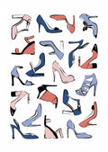 Colourful Heels Poster och Canvastavla