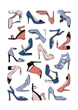 Colourful Heels Poster och Canvastavla