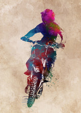 Motor Sport Art 1 Poster och Canvastavla