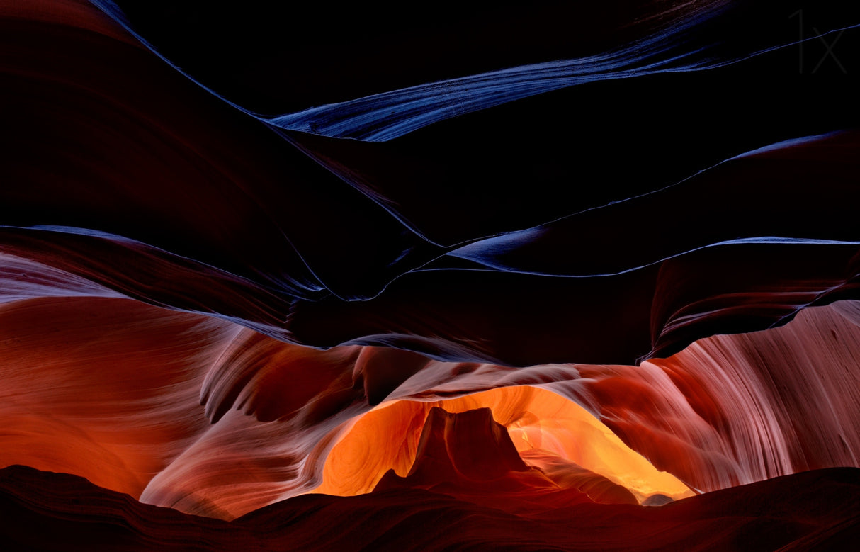 Fantastic scenery of Antelope Canyon Poster och Canvastavla