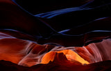 Fantastic scenery of Antelope Canyon Poster och Canvastavla