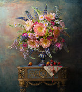 Still life with flowers Poster och Canvastavla