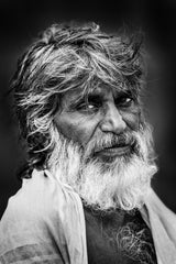 Man of Benares ghats Poster och Canvastavla