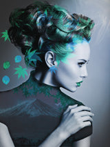 Green with leaves Poster och Canvastavla
