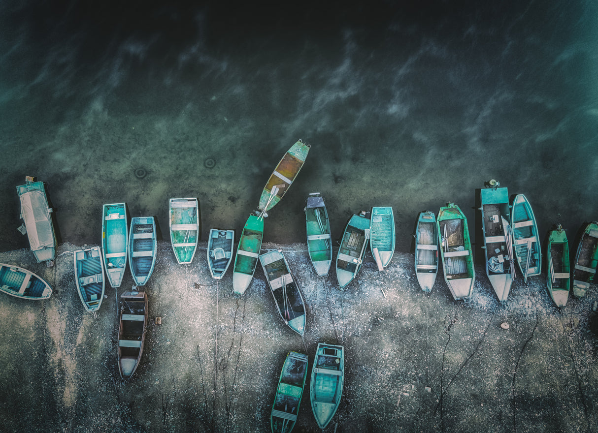 boat parking Poster och Canvastavla