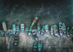 boat parking Poster och Canvastavla