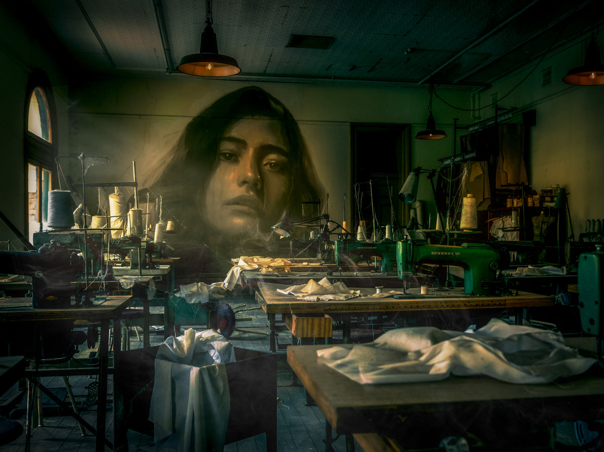 Sewing Room in Memory Poster och Canvastavla