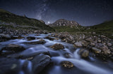 Night on the mountain Poster och Canvastavla