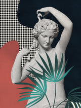 Maiden With Palm Veil Poster och Canvastavla