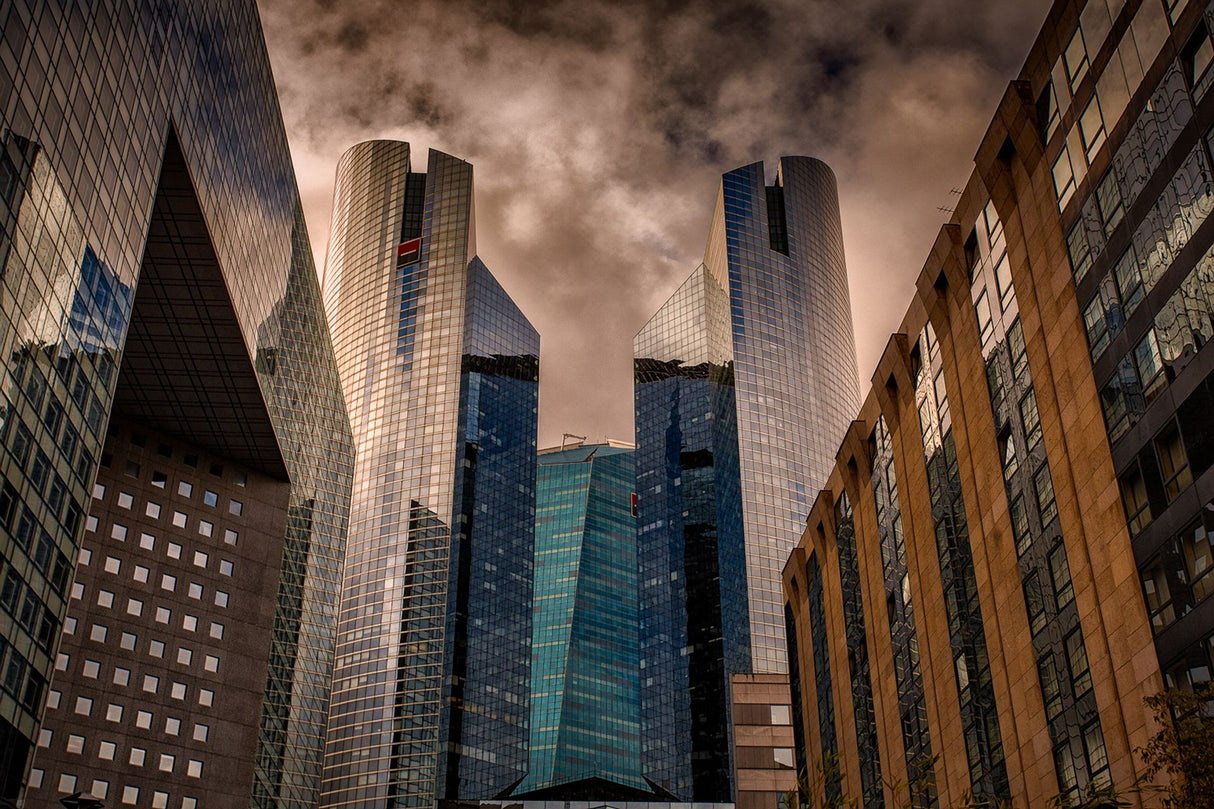 Paris La Defense Poster och Canvastavla