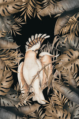 Jungle With Cockatoos Poster och Canvastavla