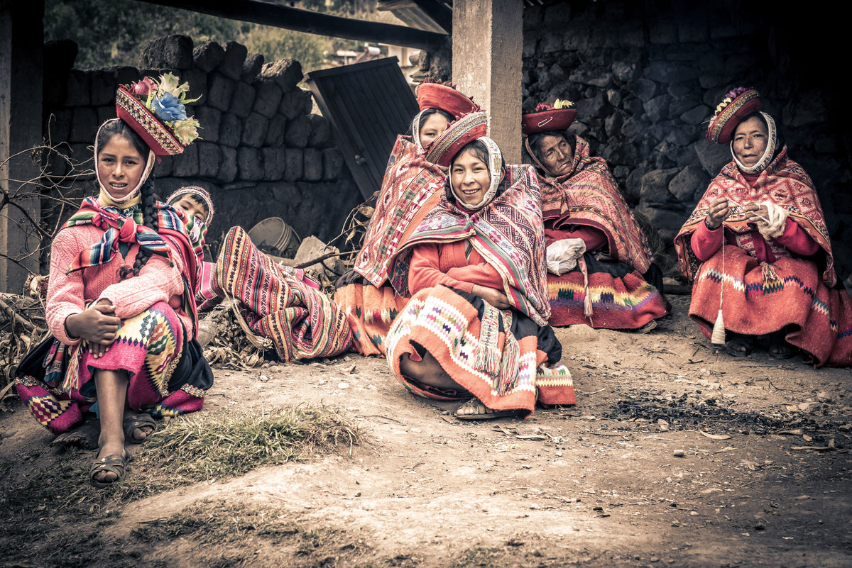 The ladies from Peru Poster och Canvastavla