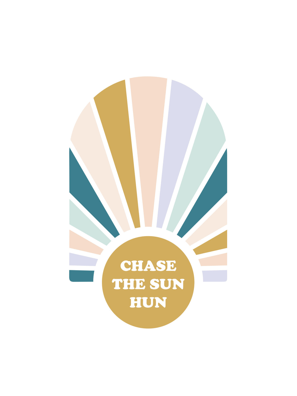 Chase the Sun Hun Poster och Canvastavla
