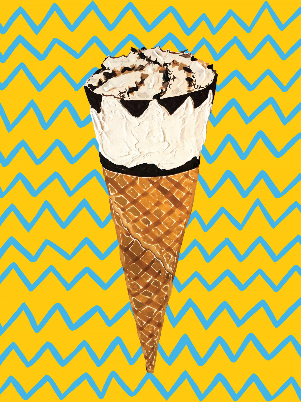 Cornetto Zig Zag Poster och Canvastavla