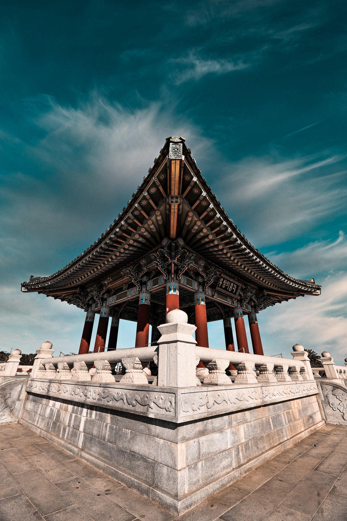 Korean Temple 3 Poster och Canvastavla