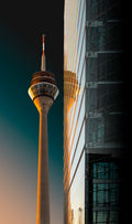 ... sunset in the city Poster och Canvastavla