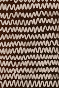 Beige ZigZag on Rusty Color Pattern Poster och Canvastavla