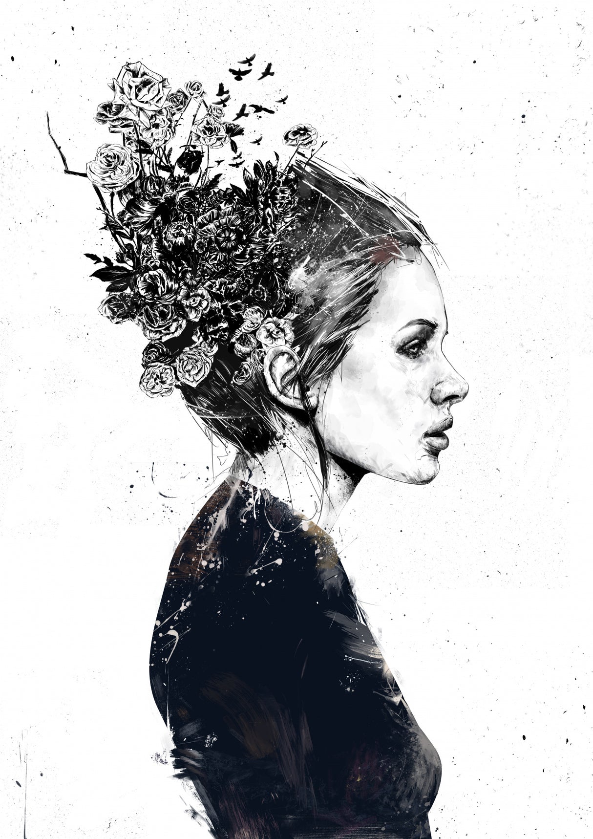 Blooming girl Poster och Canvastavla