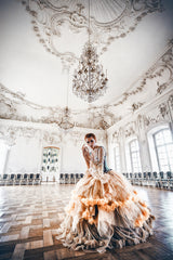 White Waltz Poster och Canvastavla