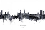 Toulouse France Skyline Poster och Canvastavla