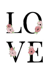 Blooming Love Poster och Canvastavla