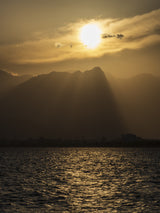 amazing sunset and great sea view Poster och Canvastavla