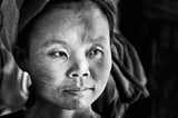 Shan woman, Inle lake Poster och Canvastavla