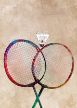 Badminton Sport Art 2 Poster och Canvastavla