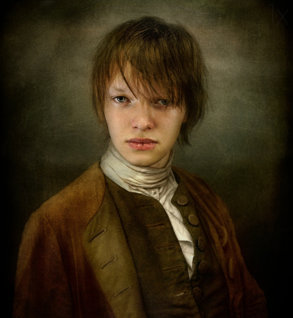 Portrait of young man Poster och Canvastavla