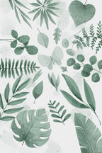 Greenery Leaves 1 Poster och Canvastavla