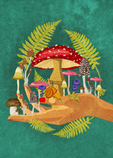 My Mushroom Cosmos Poster och Canvastavla