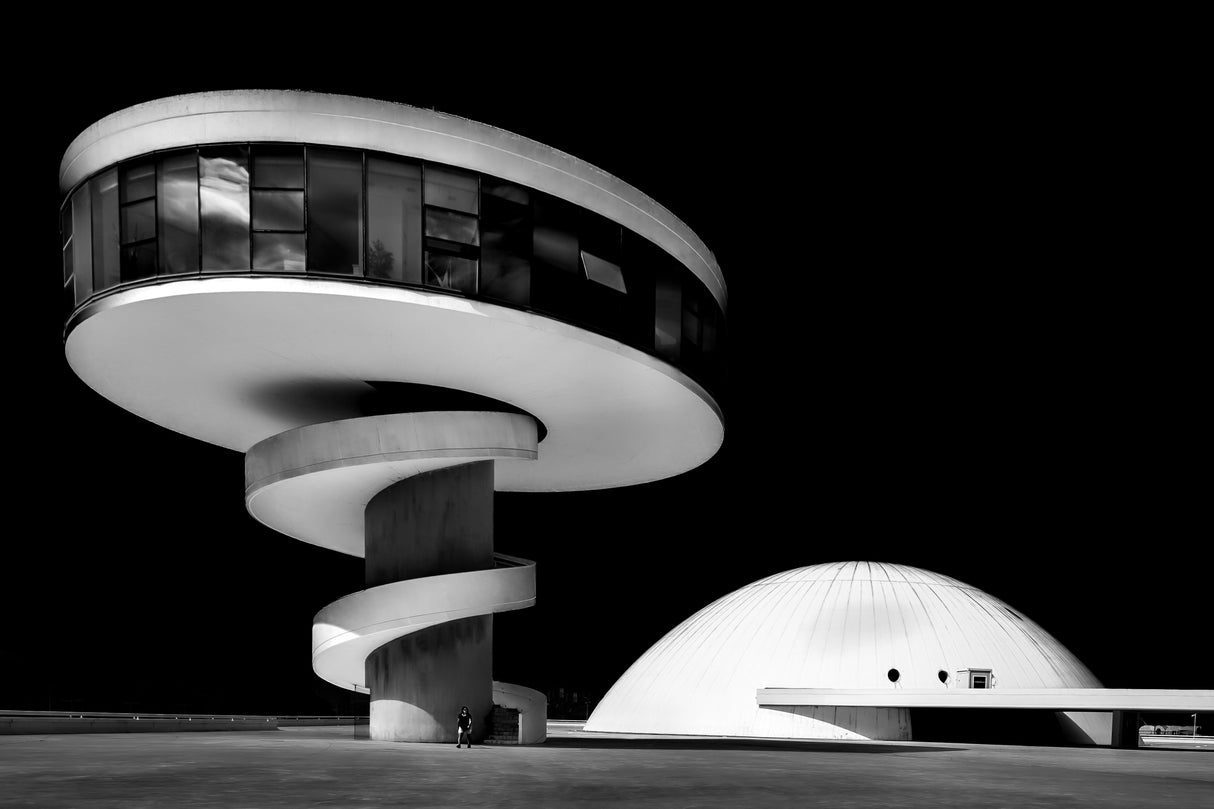 Niemeyer Center Poster och Canvastavla