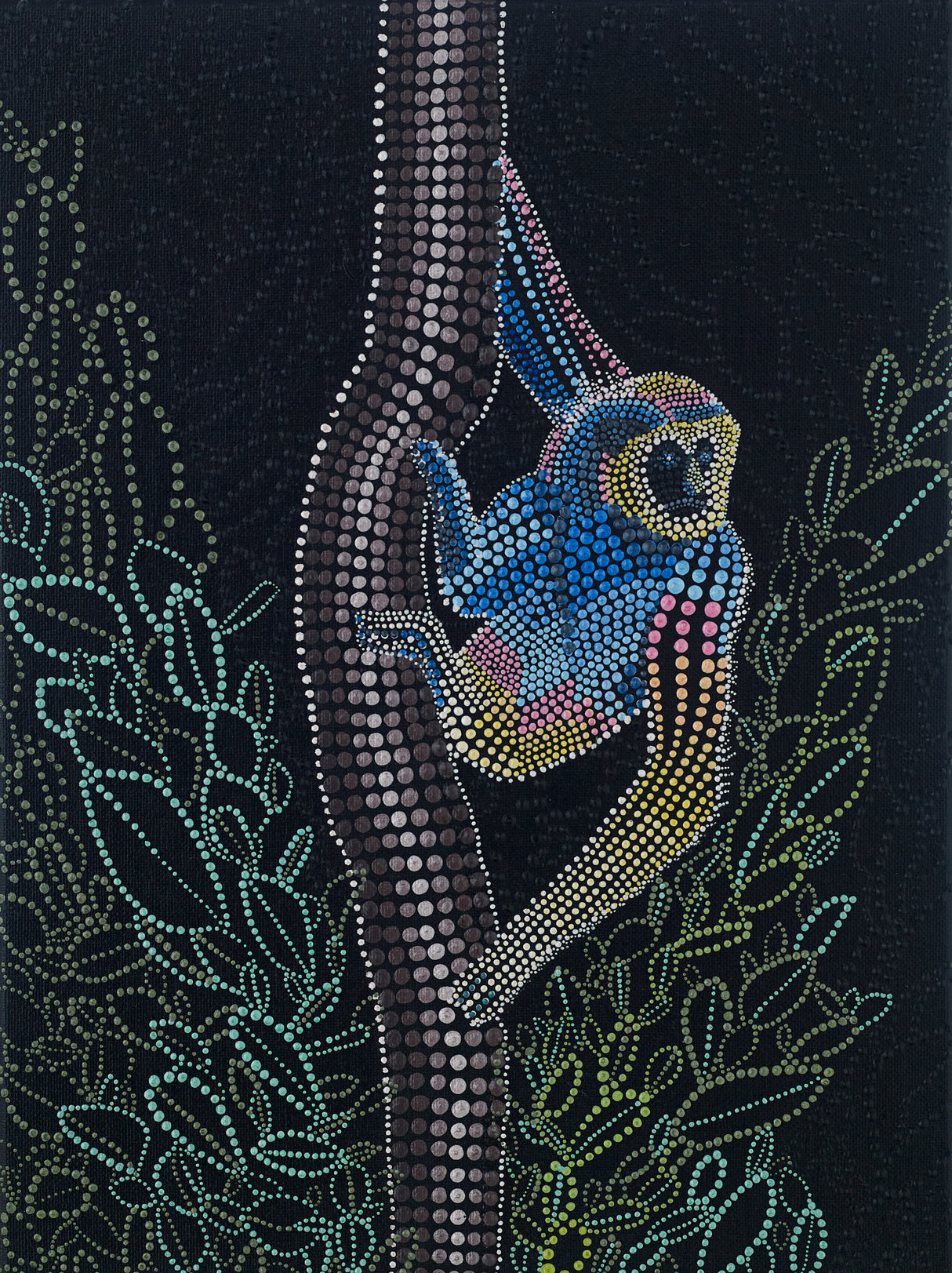 Thailand Gibbon Poster och Canvastavla