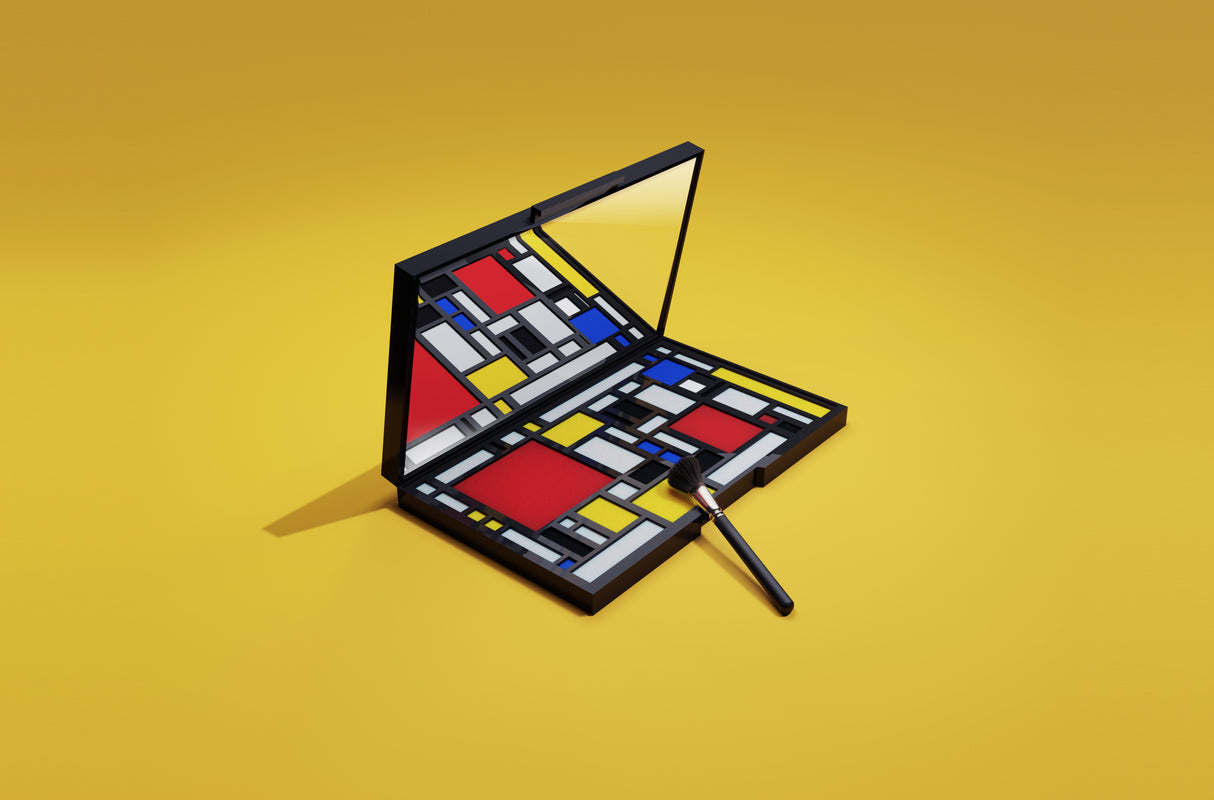 Mondrian Makeup Poster och Canvastavla
