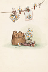 White Daisy Flower Poster och Canvastavla