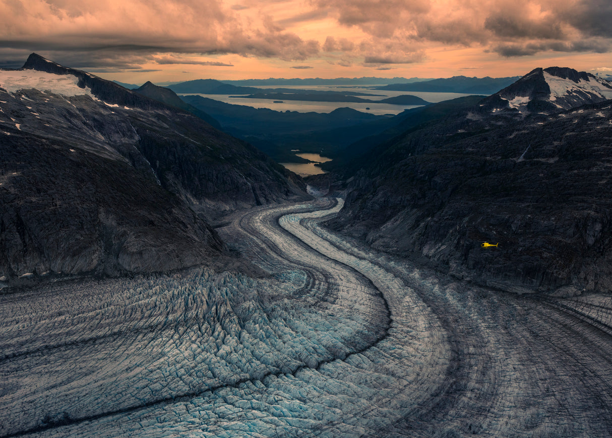 Glacier Exploration Poster och Canvastavla