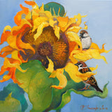 Summer Day On Sunflower Poster och Canvastavla