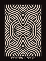 Black Pattern Bizarre 2 Poster och Canvastavla