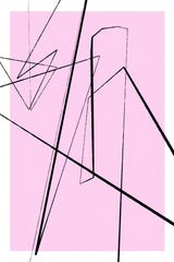 Angular Lines No 10 Poster och Canvastavla
