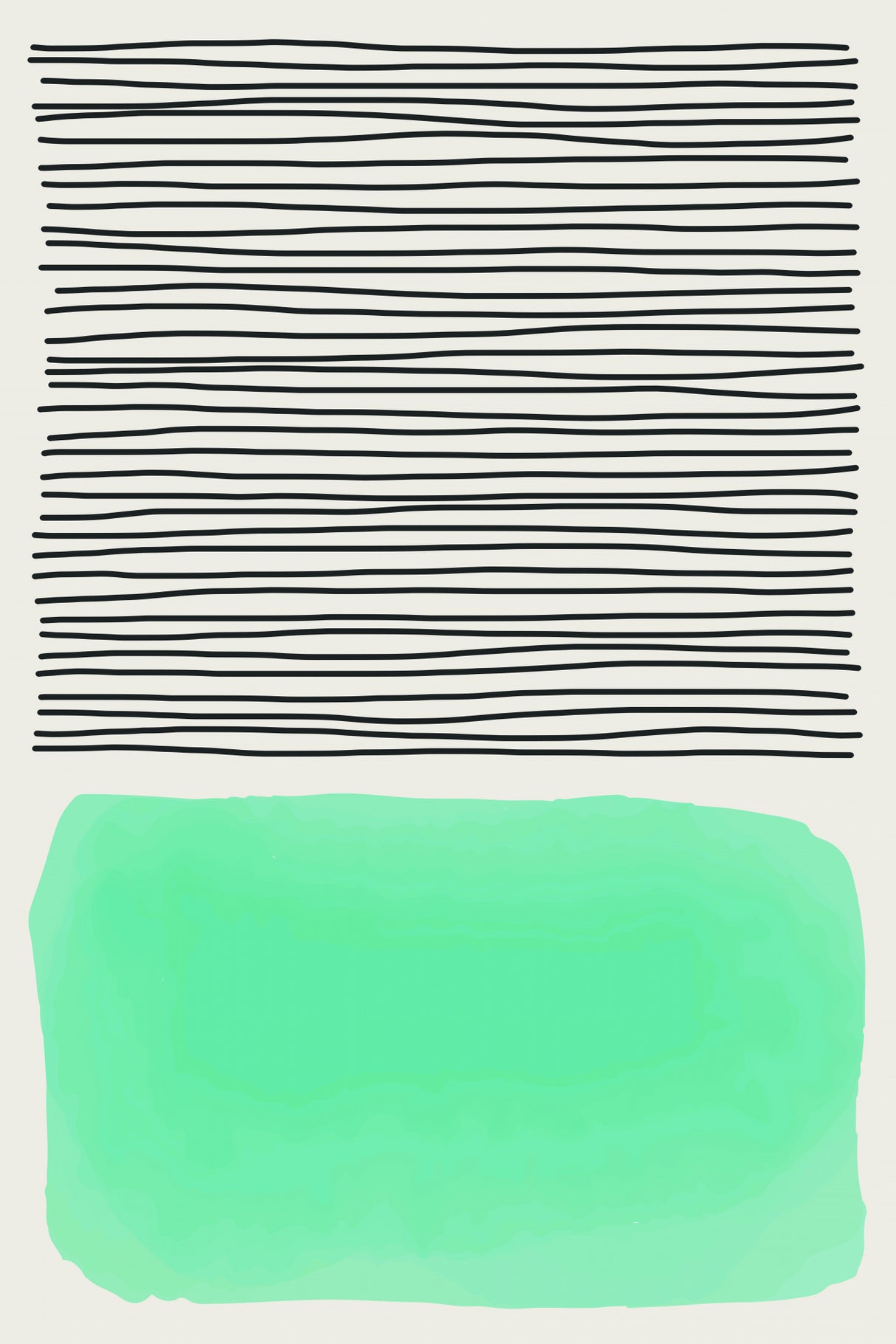 Minimal Abstract Series #4 Poster och Canvastavla