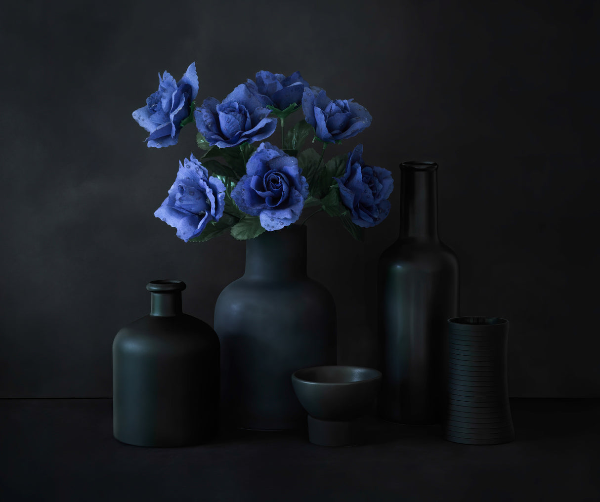 Midnight Blue Poster och Canvastavla
