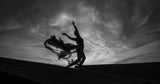 dance in black and white Poster och Canvastavla